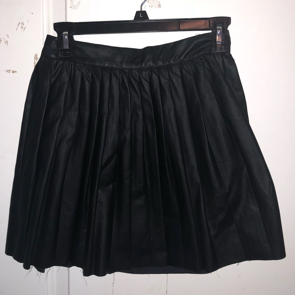 Black Pleated Skirt